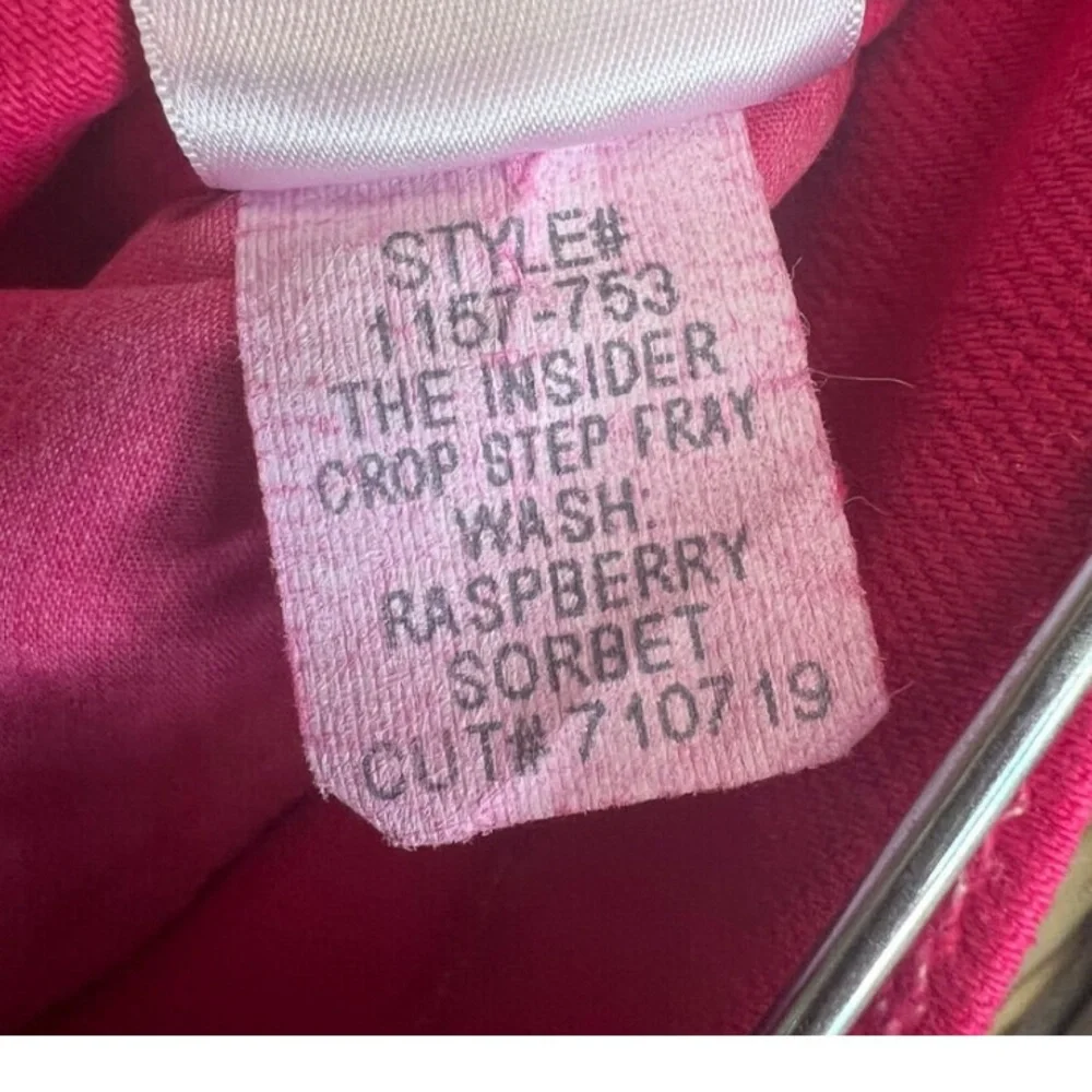 Mother The Insider Crop Step Fray Jeans denim Sorbet revolve 26 $220 classic - Picture 6 of 7